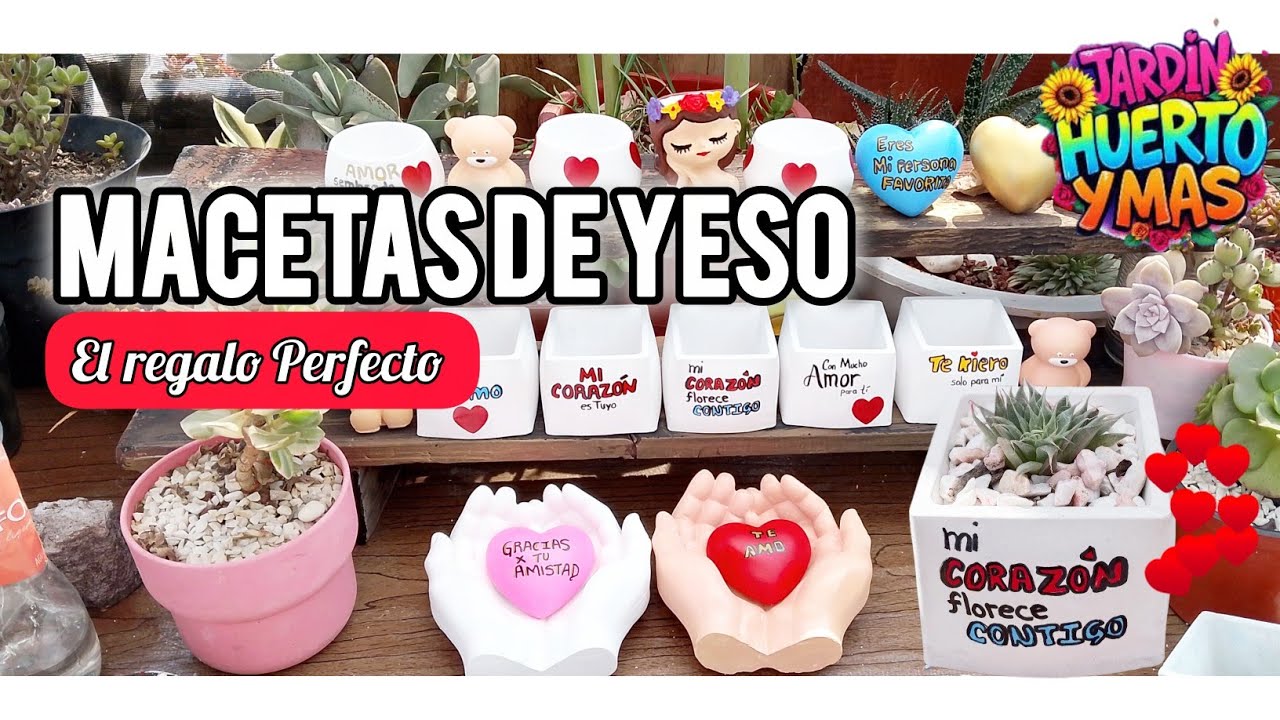 Macetas PERSONALIZADAS  para San Valentín 🏡❤