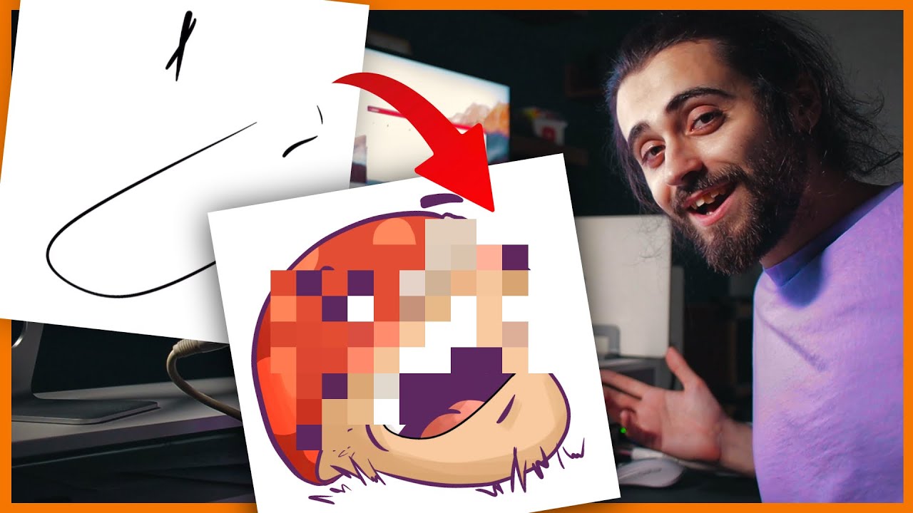 Am desenat cu linii random