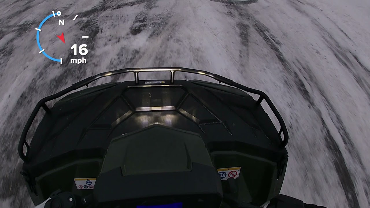 polaris sportsman 570 snow test