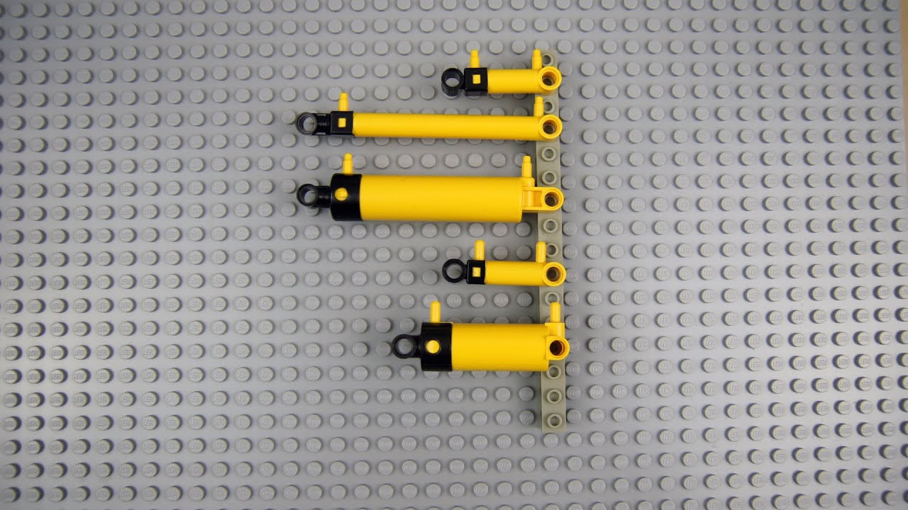 Lego Technic New 2015 Pneumatics Test & Comparison
