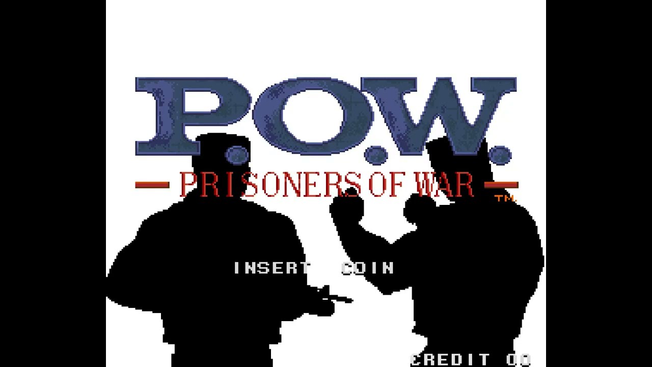 1988 SNK arcade game brawler P.O.W.: Prisoners of War playthrough