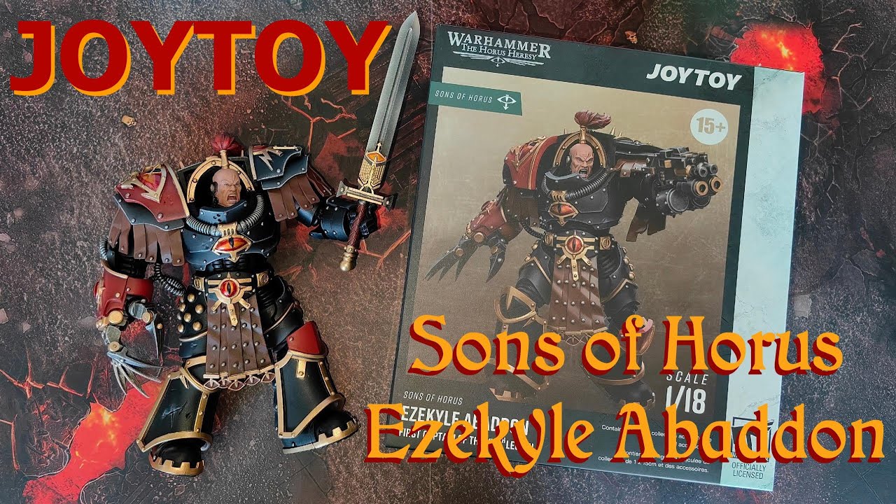 JOYTOY: Sons of Horus Ezekyle Abaddon, First Captain of the XVlth Legion / РАСПАКОВКА
