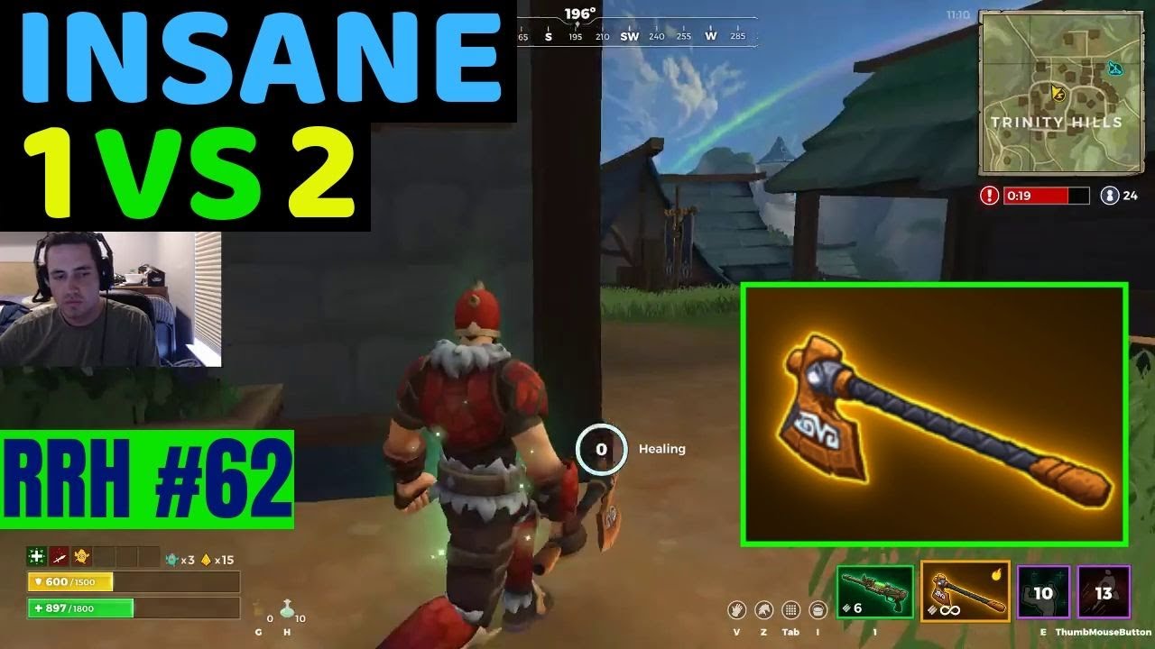 Insane 1v2 / Double 2475 Headshot - Realm Royale Highlights #62 (Best Moments)
