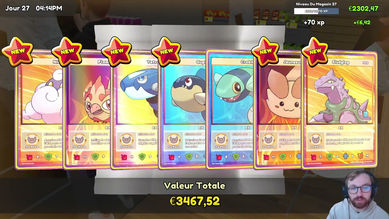 De retour sur notre magasin