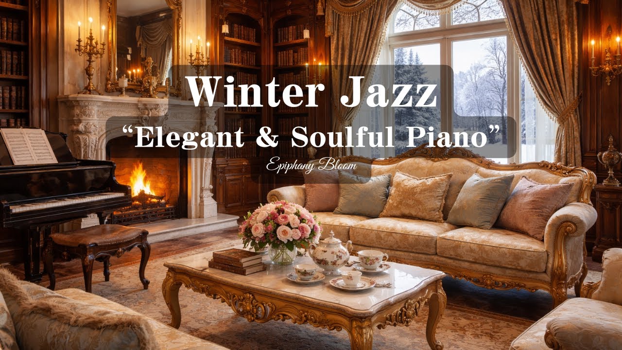 💐Soulful Winter Piano for Reading & Meditation💐優雅で内省的な 読書・瞑想用ピアノ💐