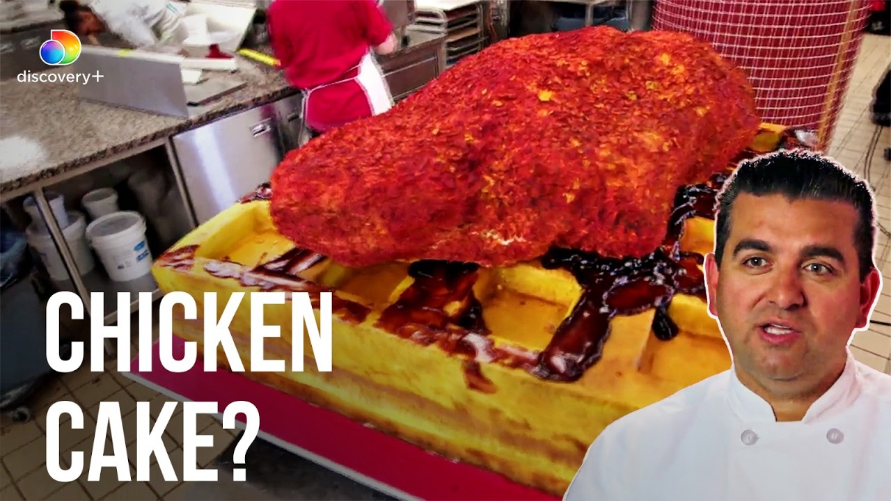 Can Buddy Turn Chicken & Waffles Into A Cake? | Cake Boss S7 E14 | discovery+ India