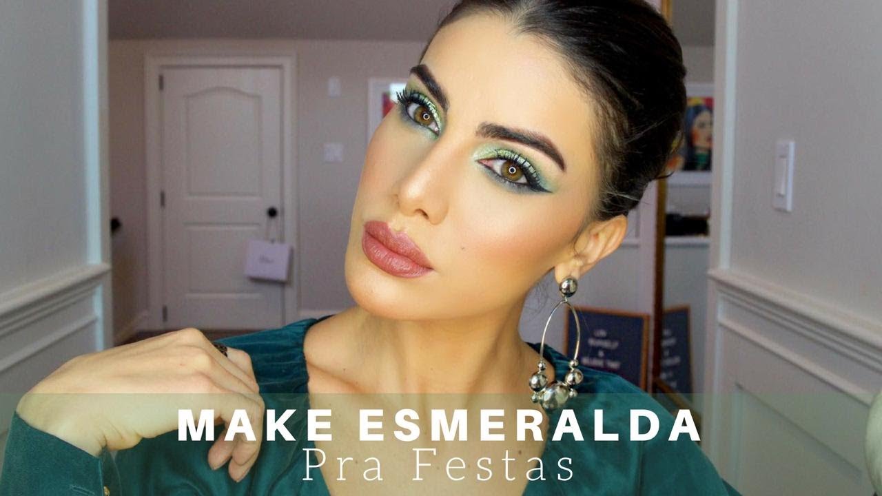 MAKE ESMERALDA PARA FESTAS!