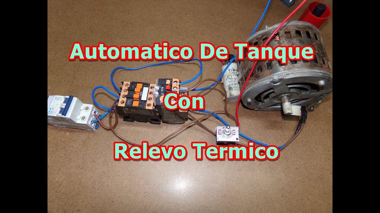 Automatico de Tanque  con Relevo Termico