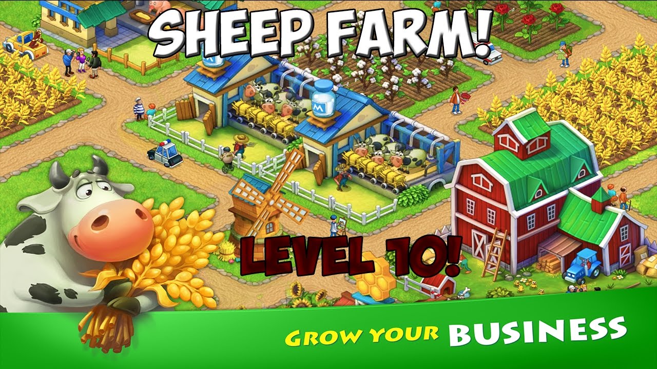 GETTING THE SHEEP FARM?! | (Township Level 10)
