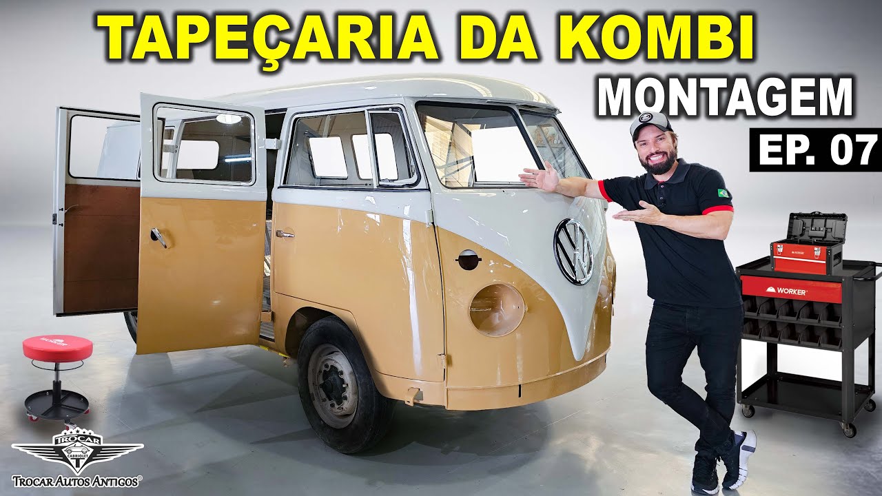 KOMBI TOPO GIGIO 1962! Restauração da corujinha | Etapa de MONTAGEM INTERNA - EP. 07