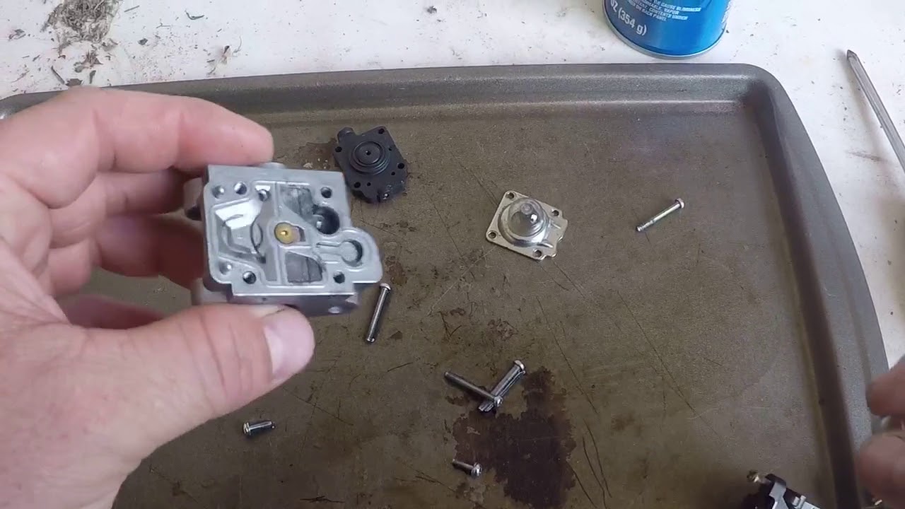 How to Disassemble, Clean, and Reassemble a 4-Cycle Gas Trimmer Carburetor