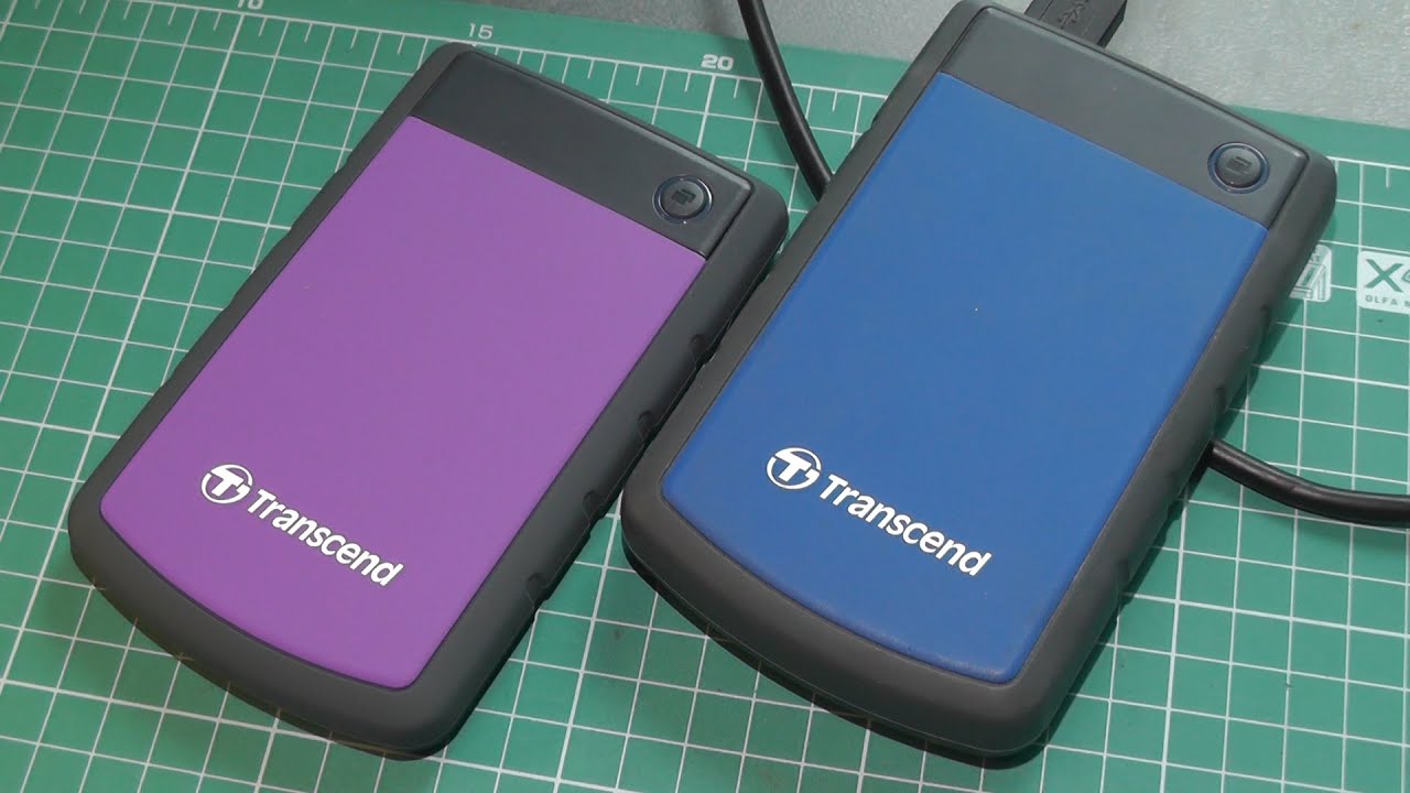 Защищенный HDD Transcend 2Tb - разборка, тест скорости, сравнения внешнего диска StoreJet 25H3P 2.5