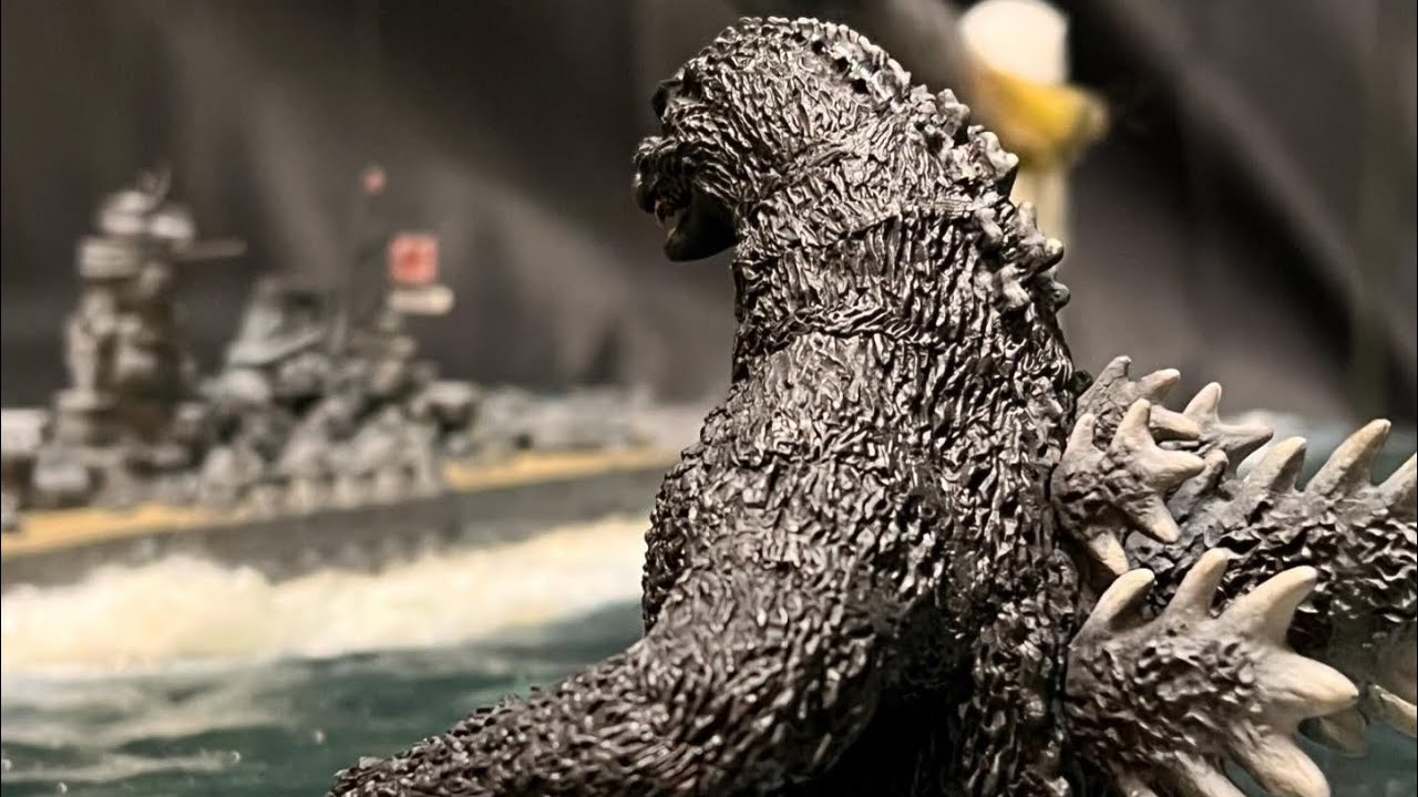 「ゴジラvs戦艦大和」（1/700スケールジオラマ製作動画後編） 「GODZILLA vs Battle ship YAMATO」