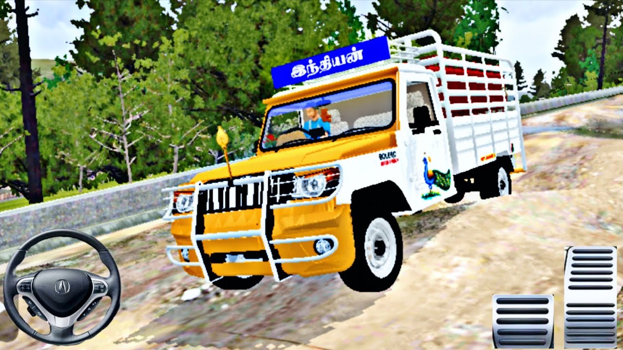 Ashok Leyland mini truck offroad driving in bus simulator indonesia💥| #truck | Rokygamer 2.1