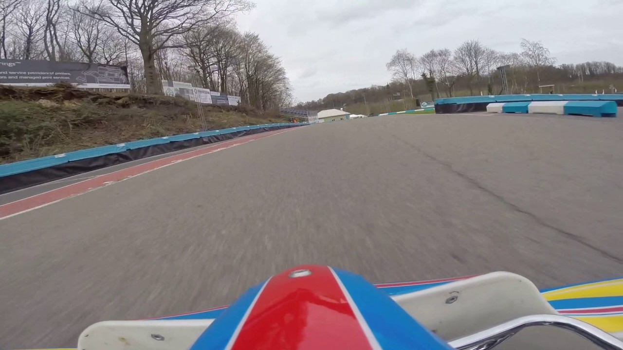 Buckmore Park testing/practise, Junior Rotax Minimax onboard