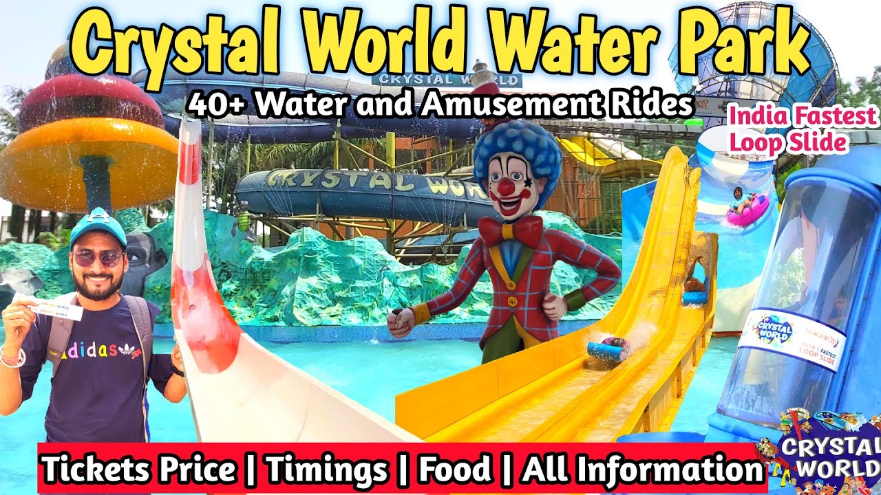 Crystal world haridwar water park ticket price & all rides | Crystal world water park roorkee