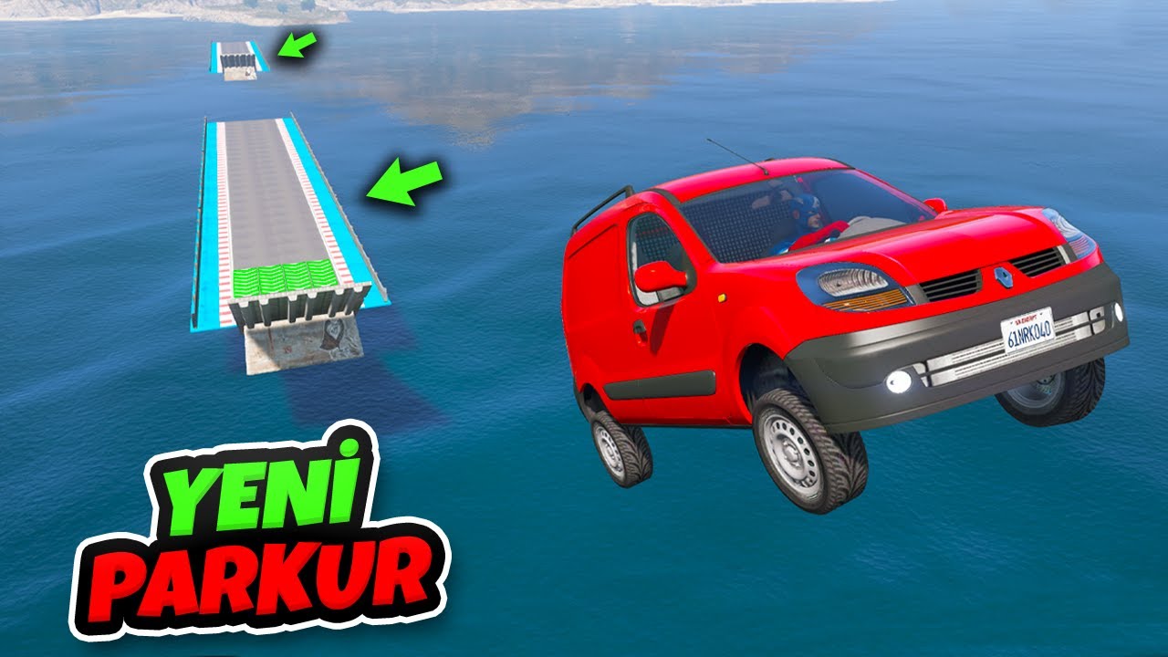 Küçük Ticari Arabalar Yeni Deniz Parkurunda - GTA 5