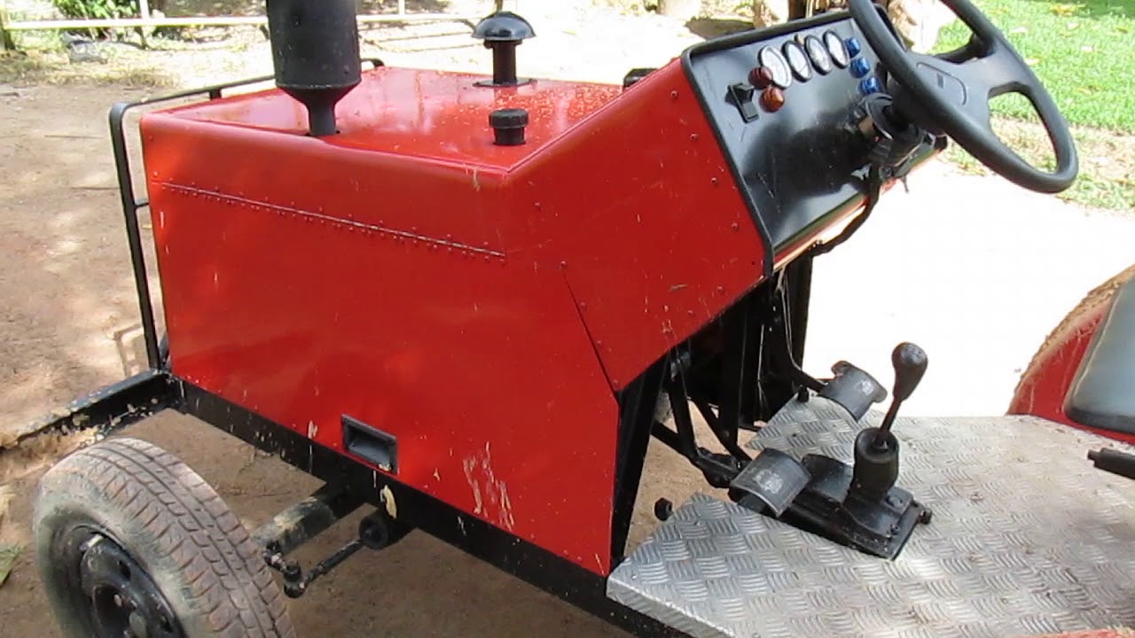 trator com motor de moto 150 flex (parte 05 )