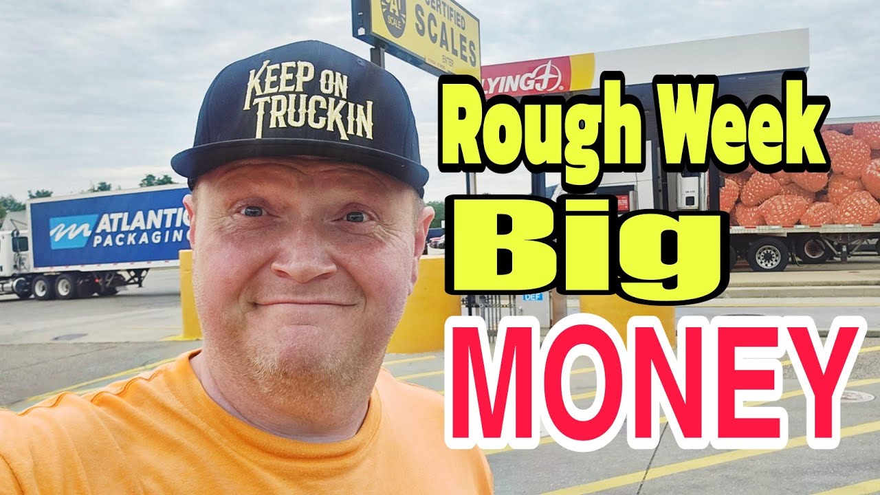 Trucking is Hard Work!  Weekly Trucker Recap Owner Operator Pay Break Down