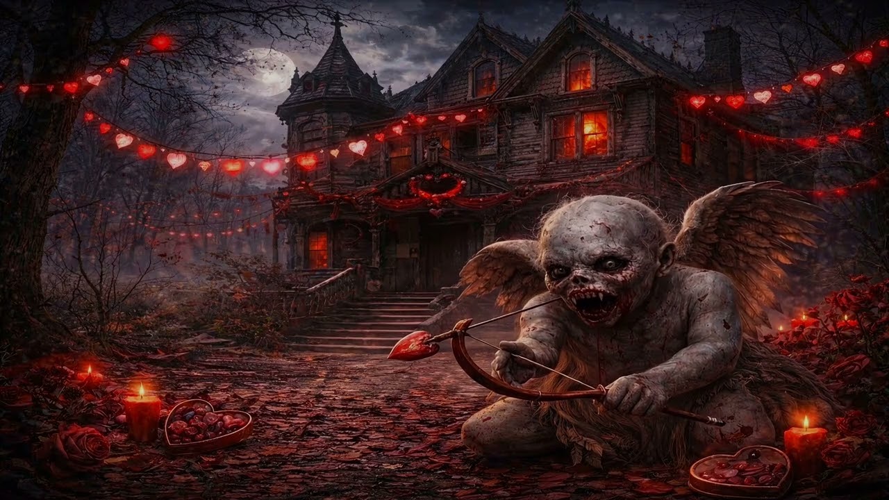 Cupid's Search 💘 Creepy Valentine’s Ambient Horror | 1.5 Hours