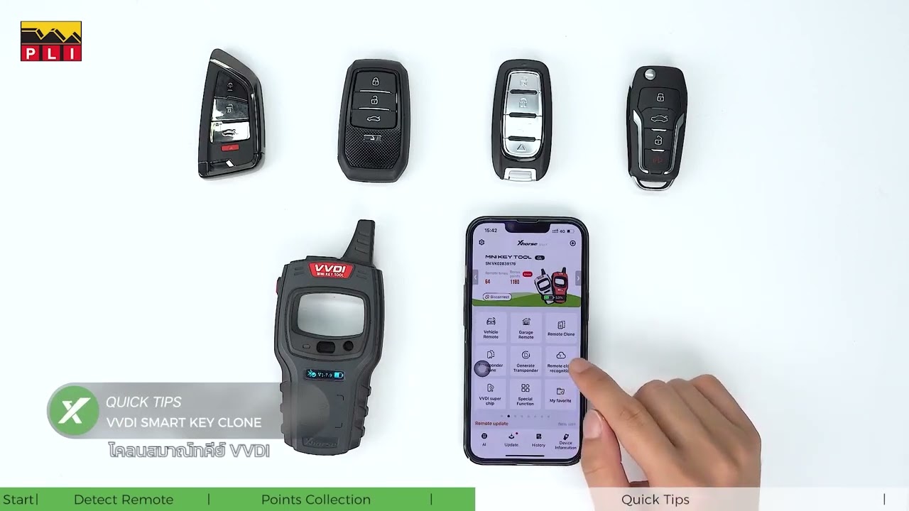 ผลเลิศขอนำเสนอ วีดีโอดีๆ เกี่ยวกับการใช้รีโมท VVDI จาก Xhorse