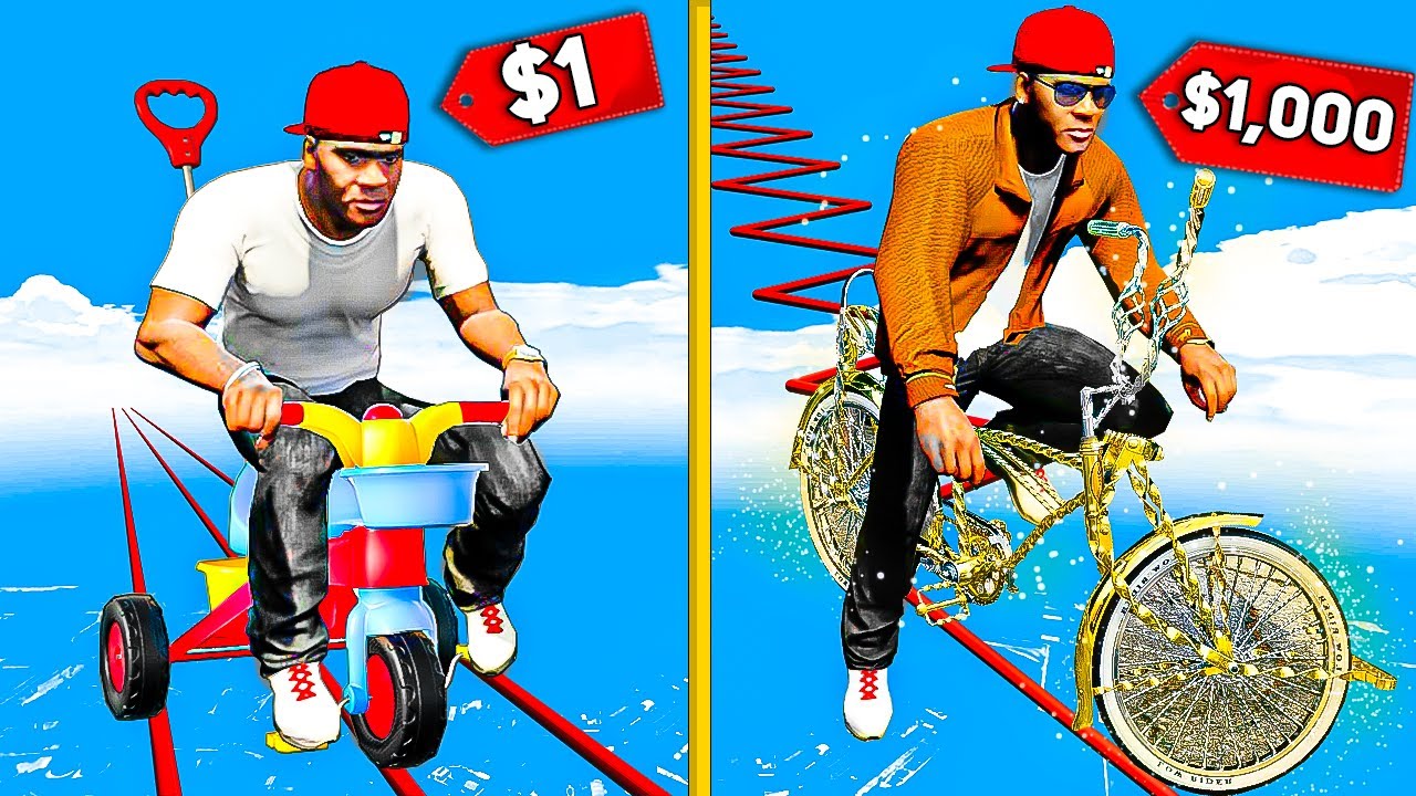 $1 vs $1,000 Bicycles in GTA 5