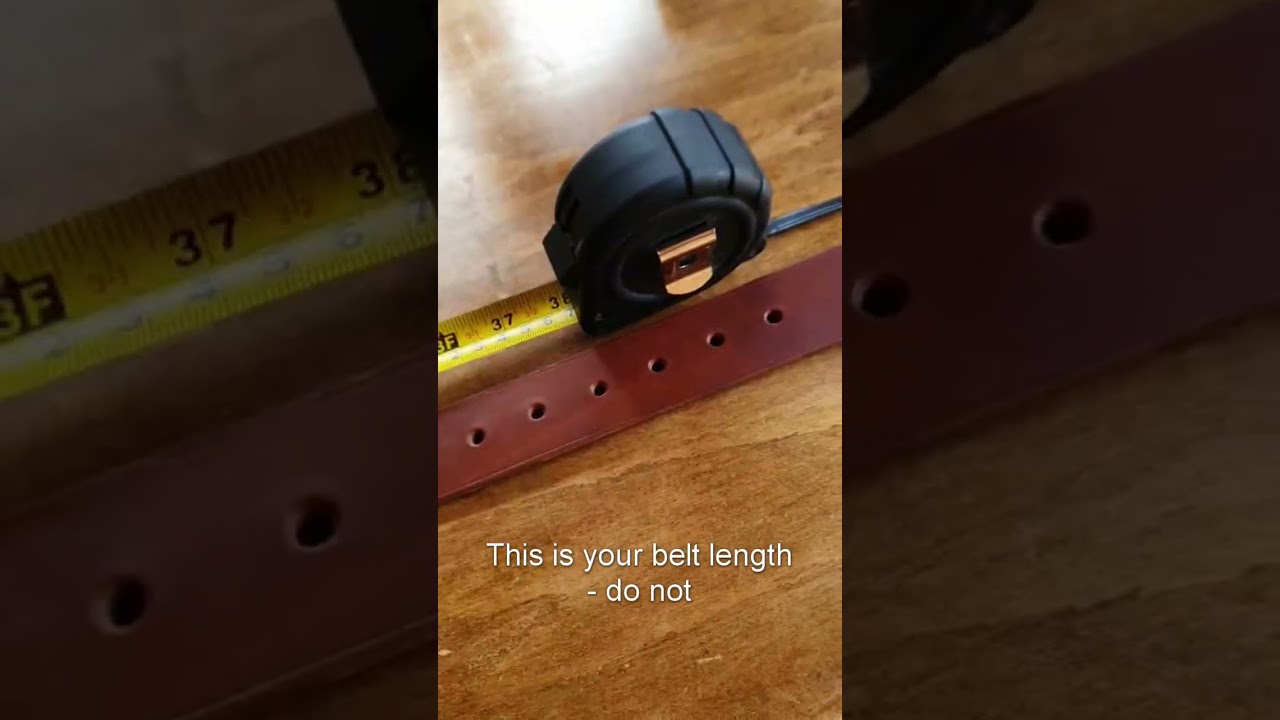 How to measure your belt size