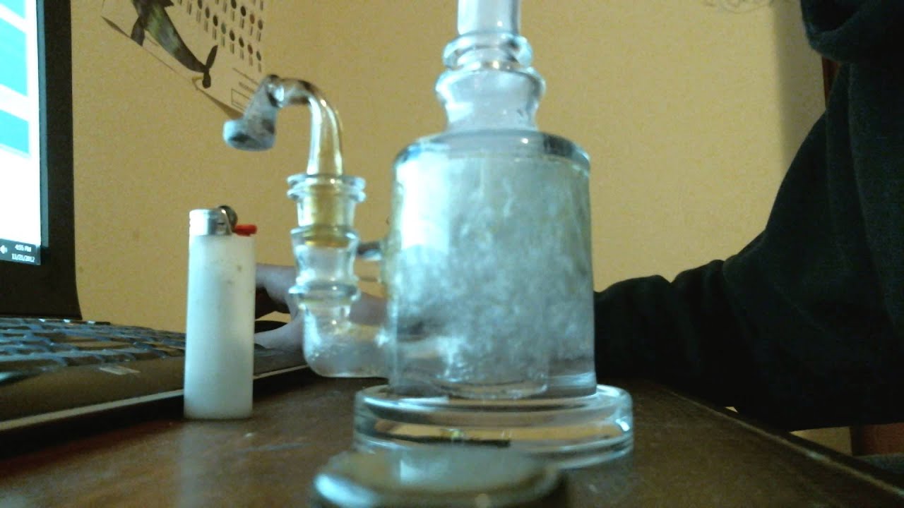 Mothership Glass mini Torus Recycler dab with quave club banger