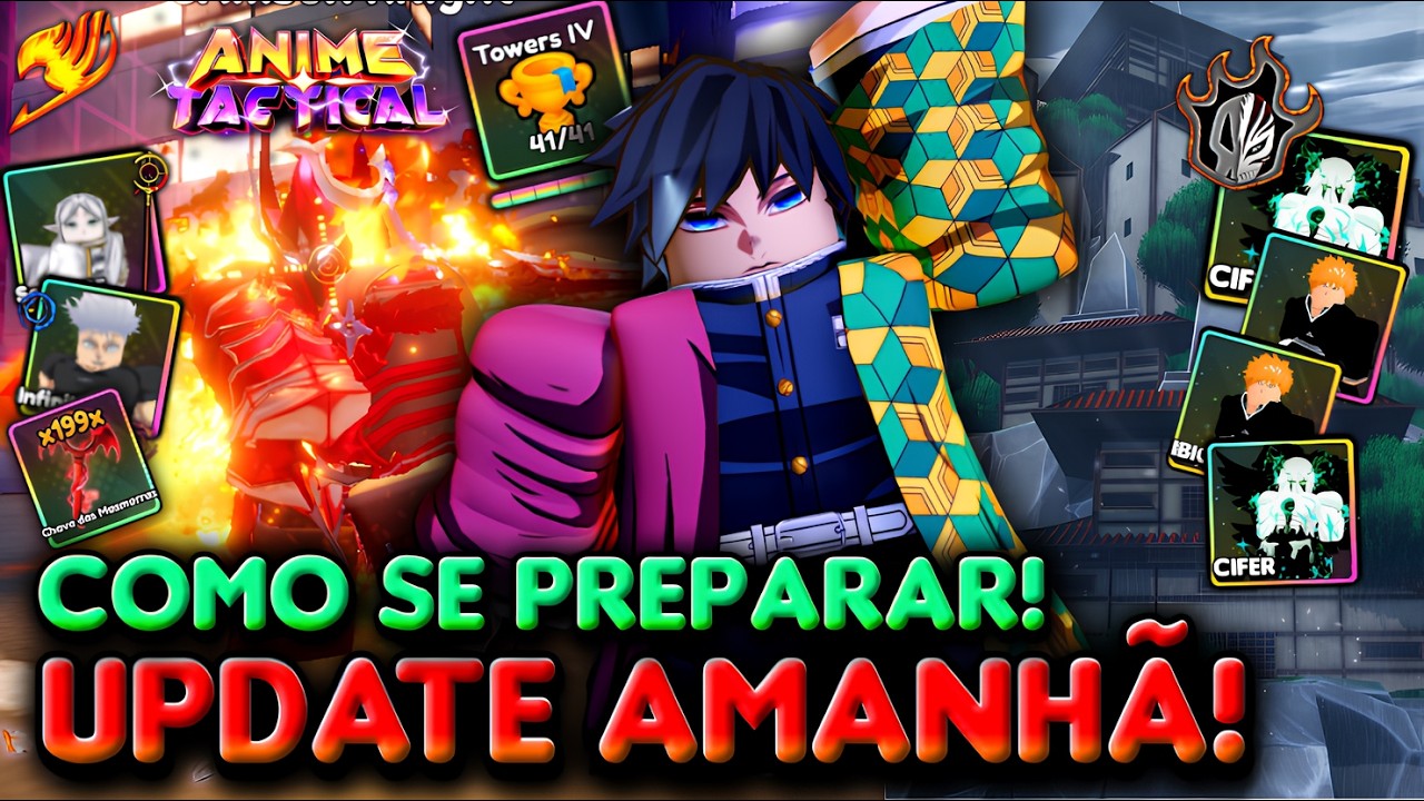 👀SE PREPARE! COMO SE PREPARAR PARA A UPDATE 1 DO ANIME TACTICAL! DICAS + DATA UPDATE!🧷