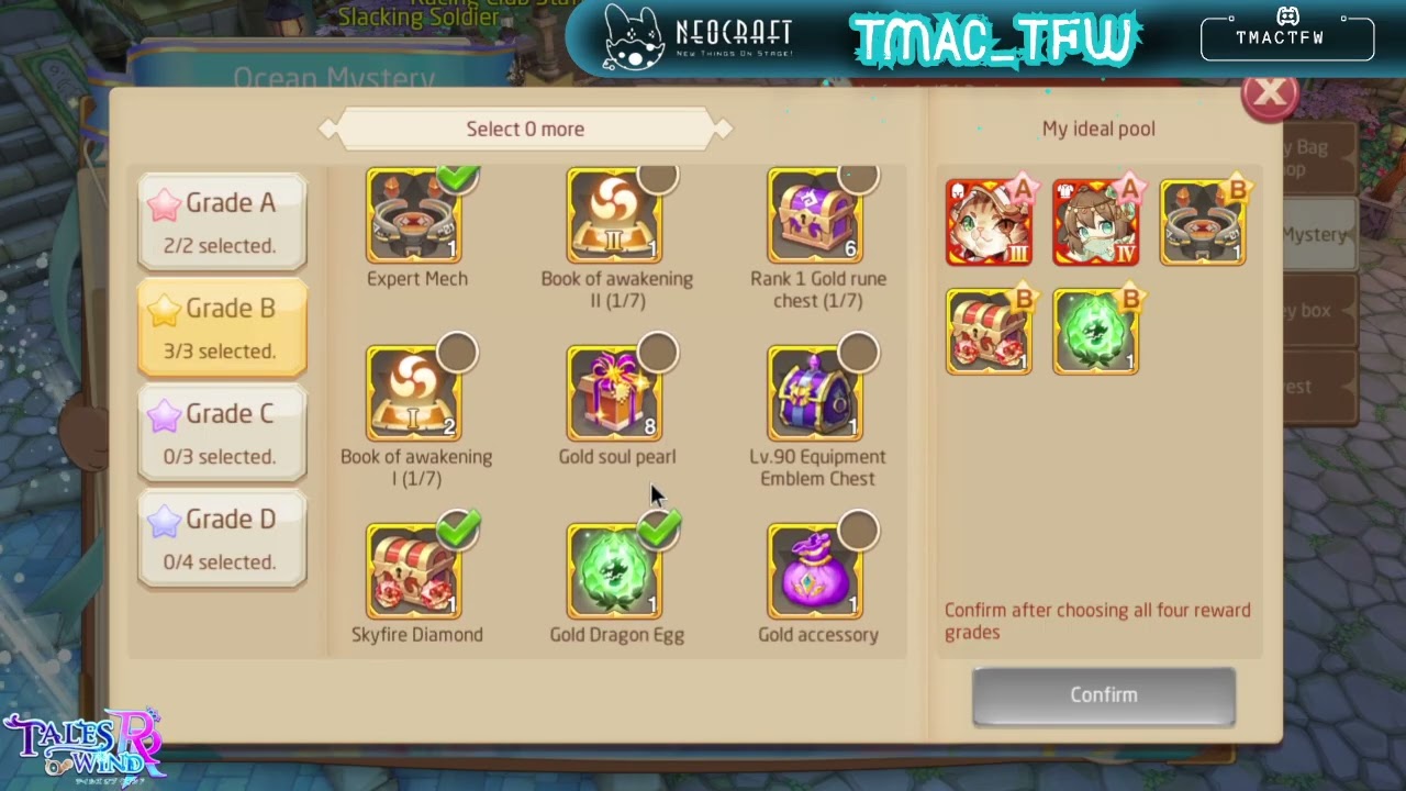 Tales Of Wind Radiant Rebirth | Level 91 Ocean Mystery