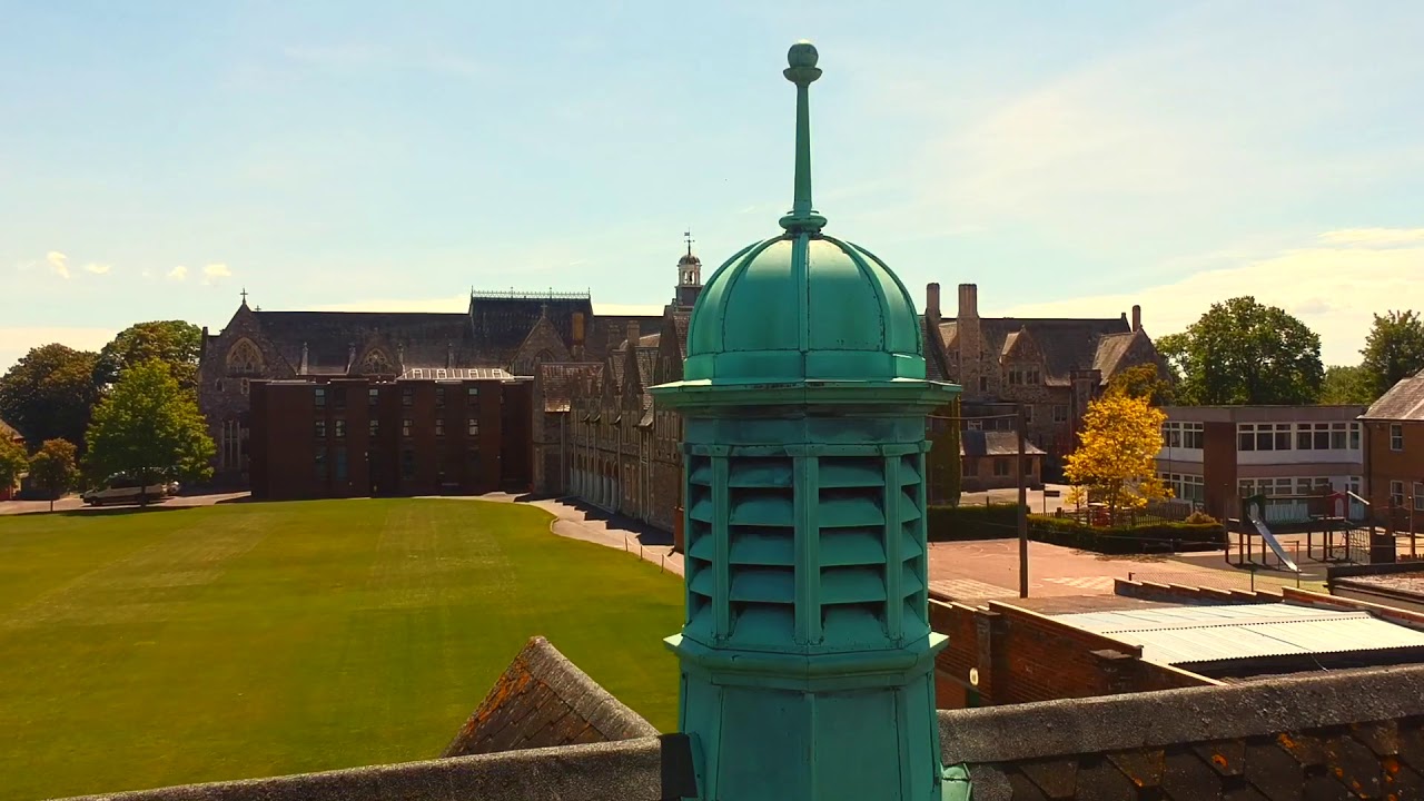 An aerial view of St Edmund's School