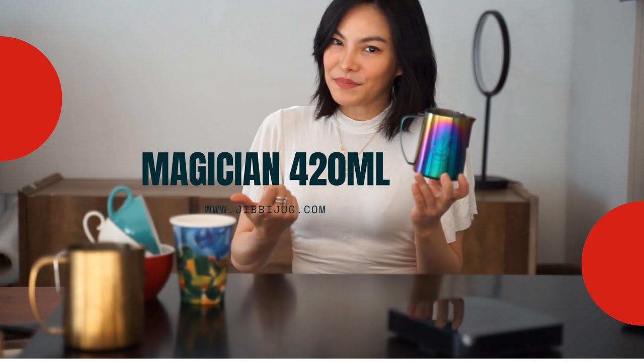 THE MAGICIAN, this design 420ml size is a medium size jug fit 8oz and 12oz