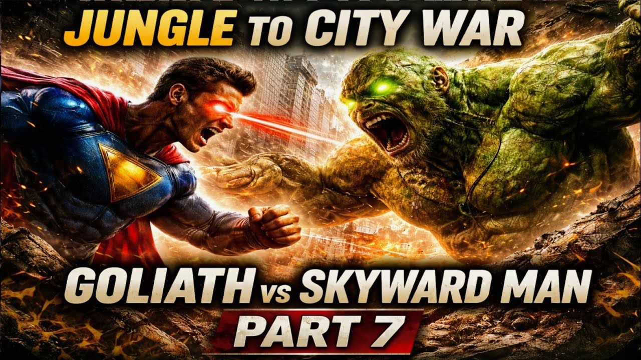Goliath vs Skyward Man FULL FIGHT 🔥 City Destroyed | Part 7