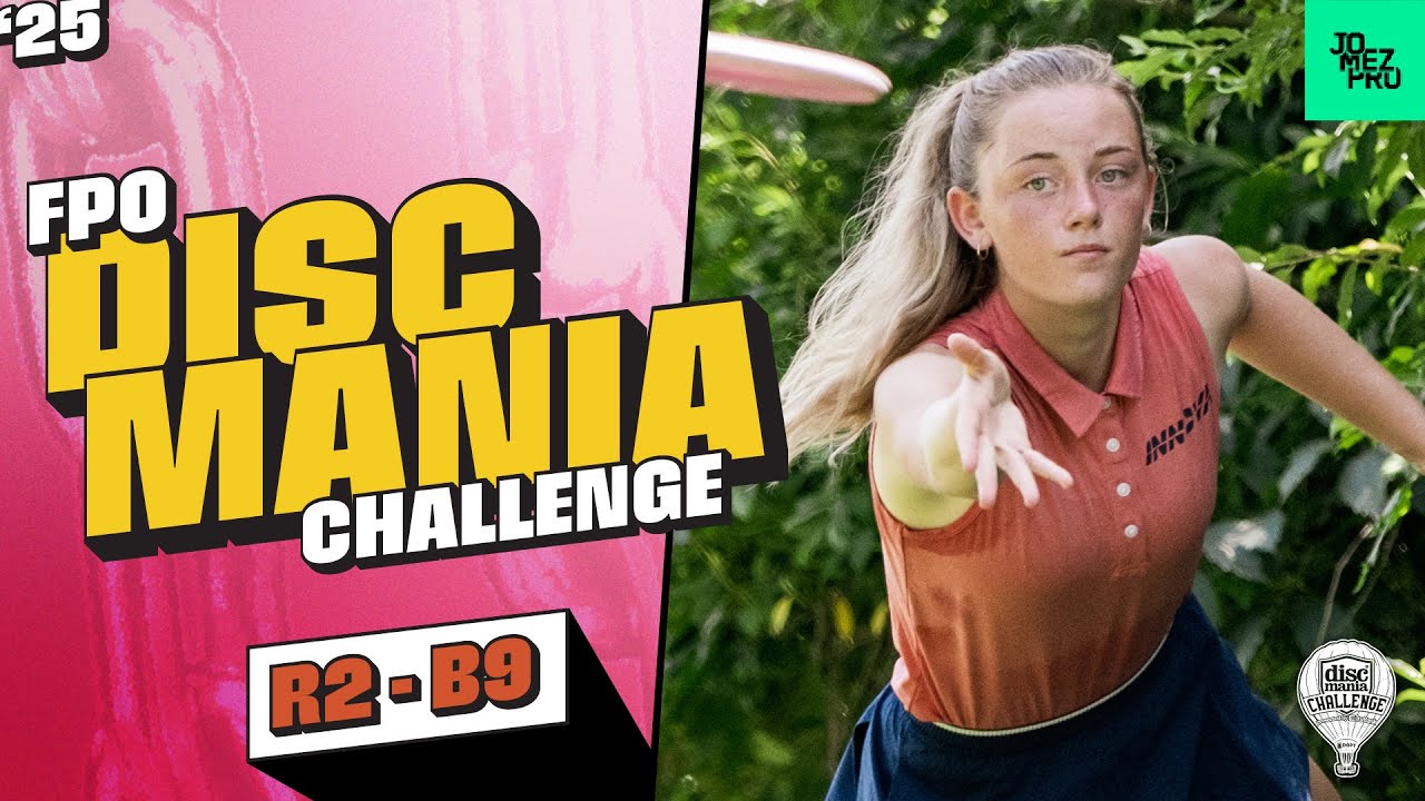 2025 Discmania Challenge | FPO R2B9 | Burge, Scoggins, Don, Velediaz | Jomez Disc Golf