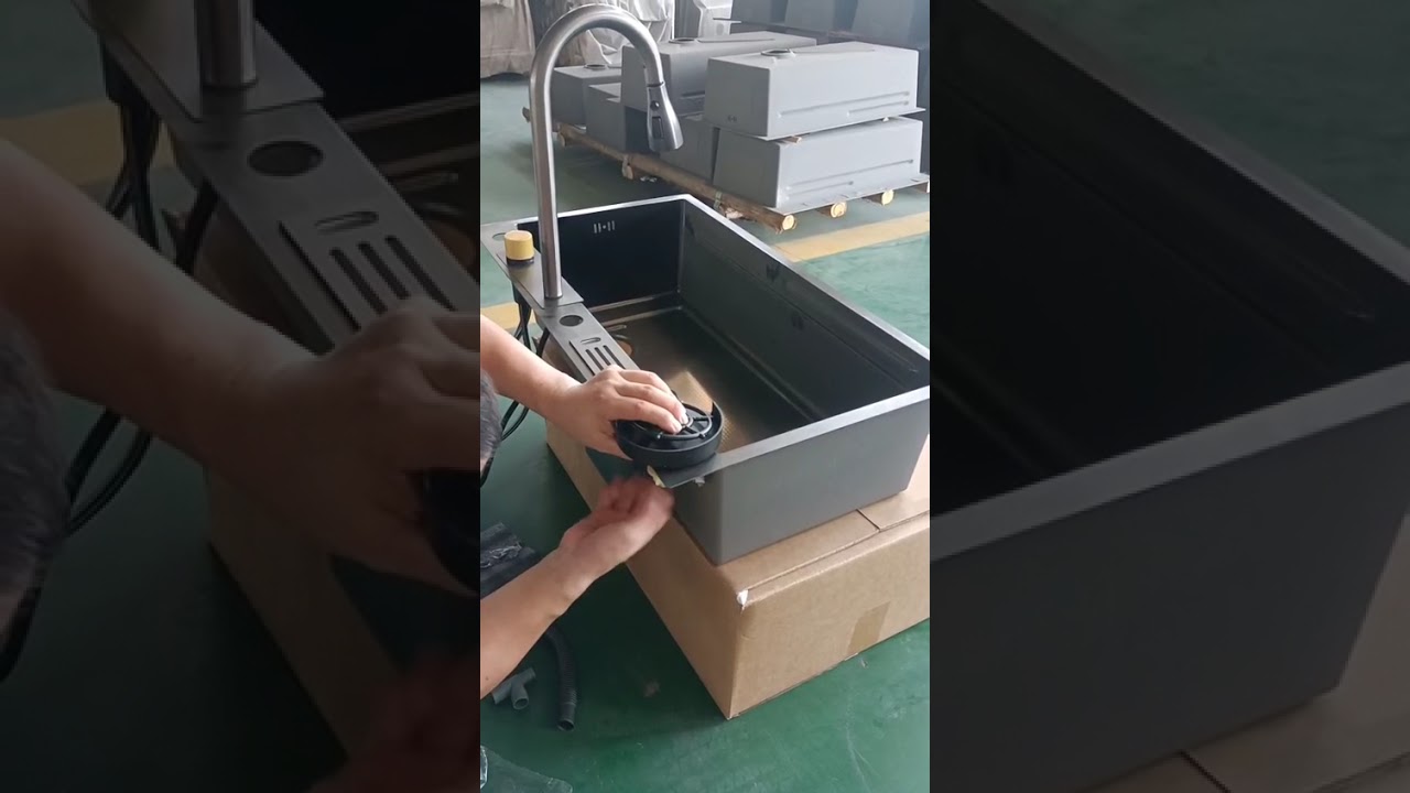 Video de instalación del fregadero