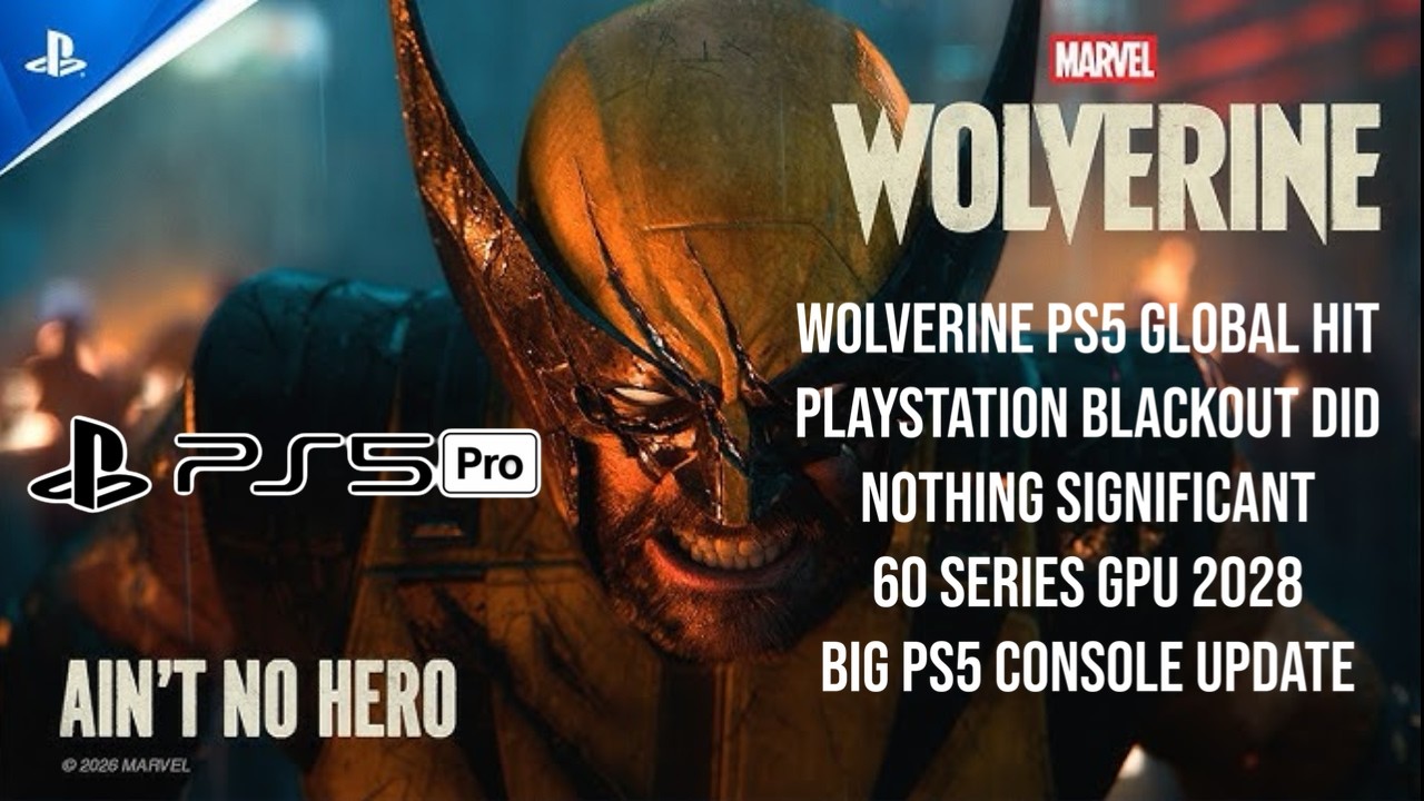 Wolverine PS5 &ldquo;Global Hit&rdquo;- PlayStation Blackout Did Nothing - Big PS5 Console Update - 6090 2028