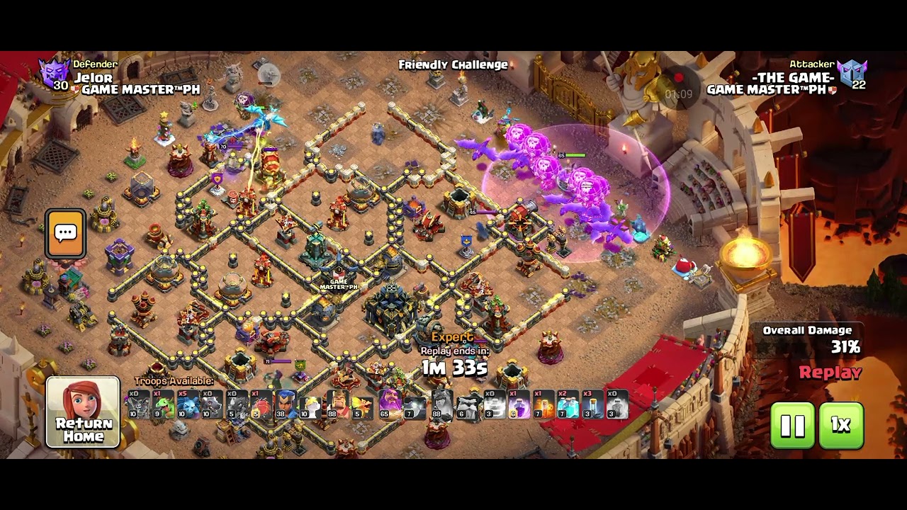 Th15 vs th17 friendly battle. 