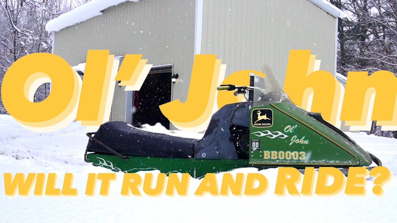 1972 John Deere 400 Snowmobile Mikuni conversion, Will It Run?