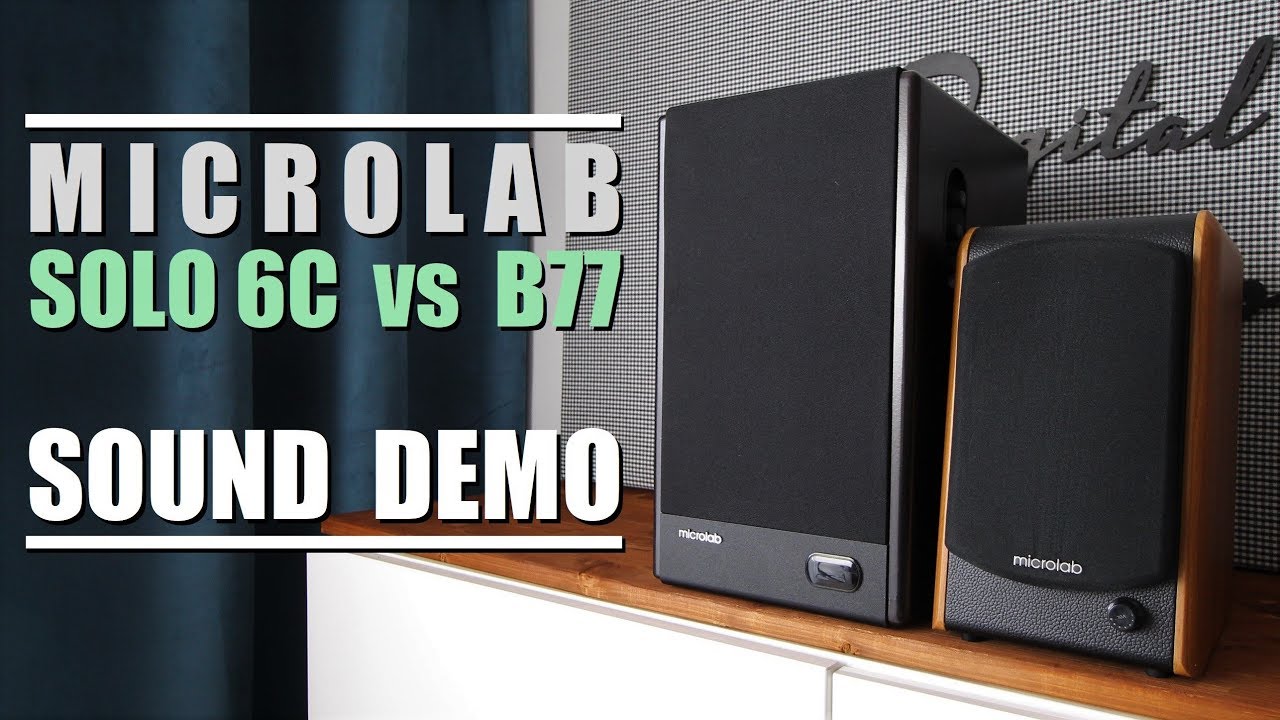 Microlab Solo 6C vs Microlab B77  ||  Sound Demo w/ Bass Test