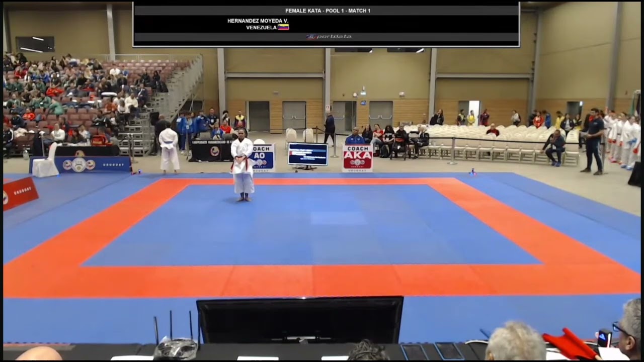 Victoria Hernandez 🇻🇪 VS Cristina Orbe 🇪🇨. Bronze🥉 Female Kata. Panamerican Karate Championship 2024