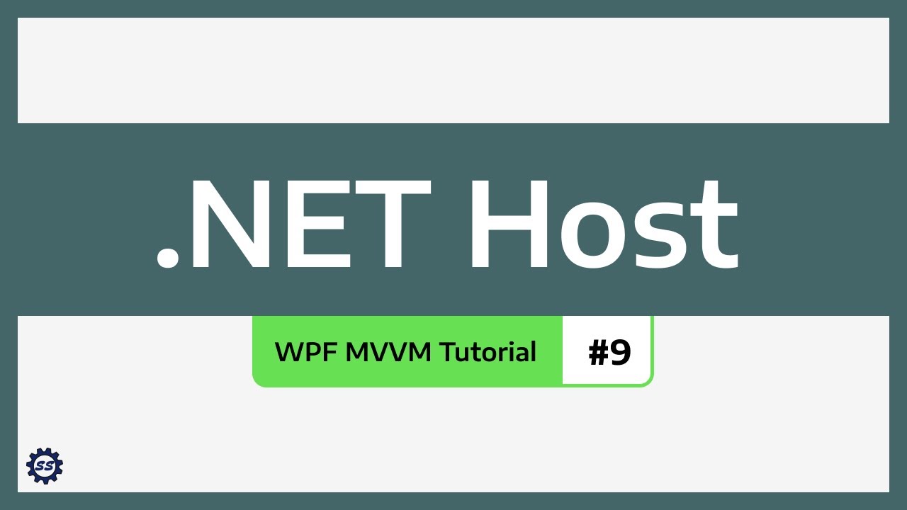 .NET Generic Host - WPF MVVM TUTORIAL #9