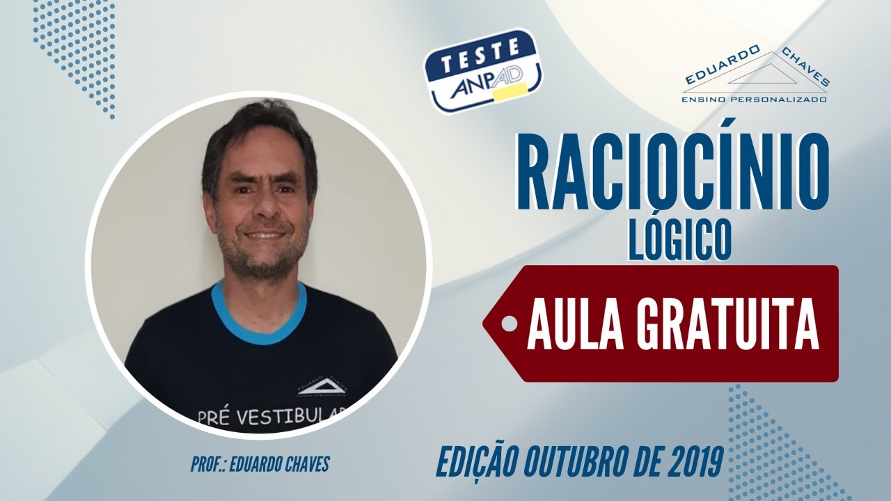 Curso Teste ANPAD- As 06 quest&otilde;es de L&oacute;gica mais tradicionais do Teste ANPAD
