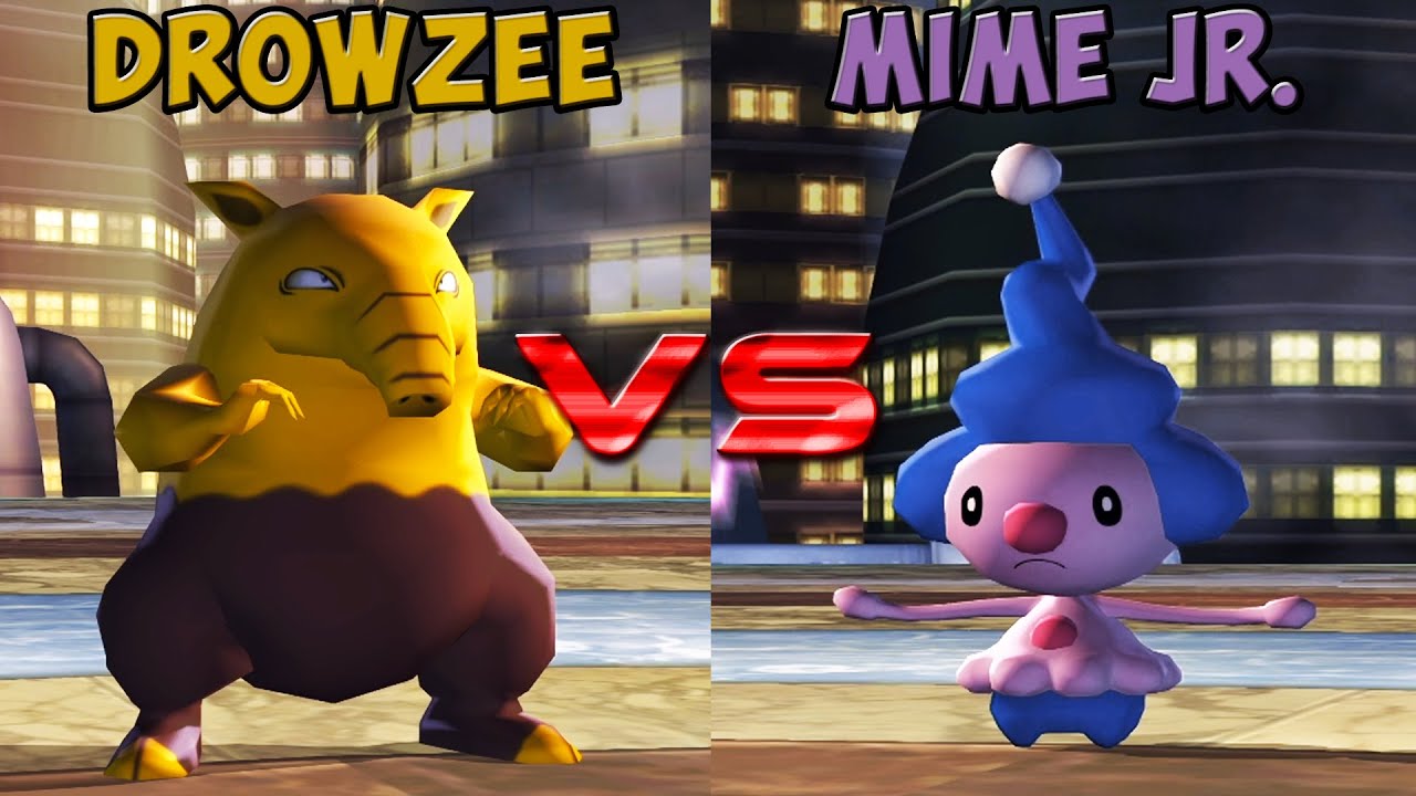 Pokemon battle revolution - Drowzee vs Mime Jr.