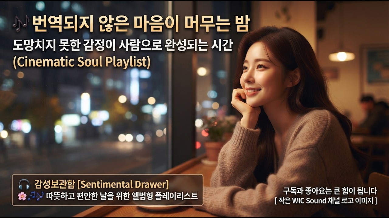 Playlist 🎶🎧🌃 깊은 새벽, 블루스 소울에 스며드는 밤의 색깔 | 마음이 말보다 먼저 닿는 시간 (5곡 연속 듣기)#music #blues #jazz #kpop