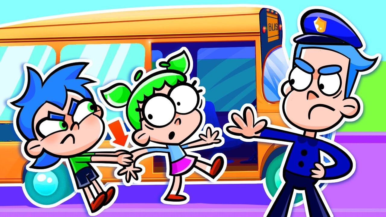 Bus Rules for Kids | Wheels On The Bus Song | Funny Songs For Baby & Nursery Rhymes