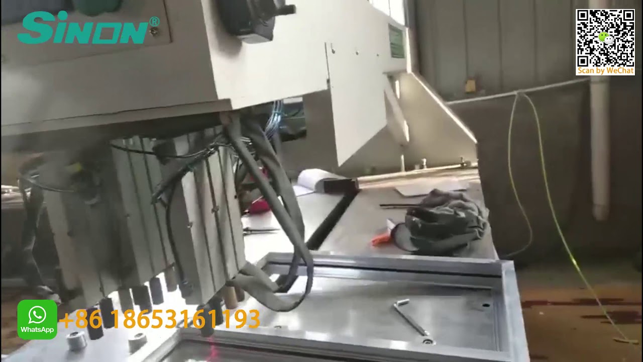 AWM-02 CNC intelligent double side seamless welding machine for aluminum profiles