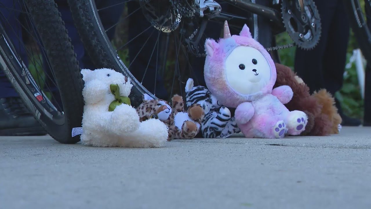 Some Little Village residents bring teddy bears to CPD officers as 'peace offering' after death of A