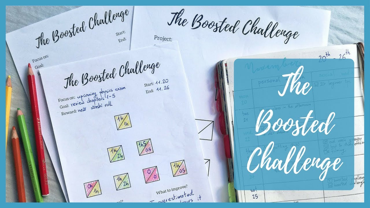 The Boosted Challenge | A 7-day Productivity Challenge | The Boosted Journal