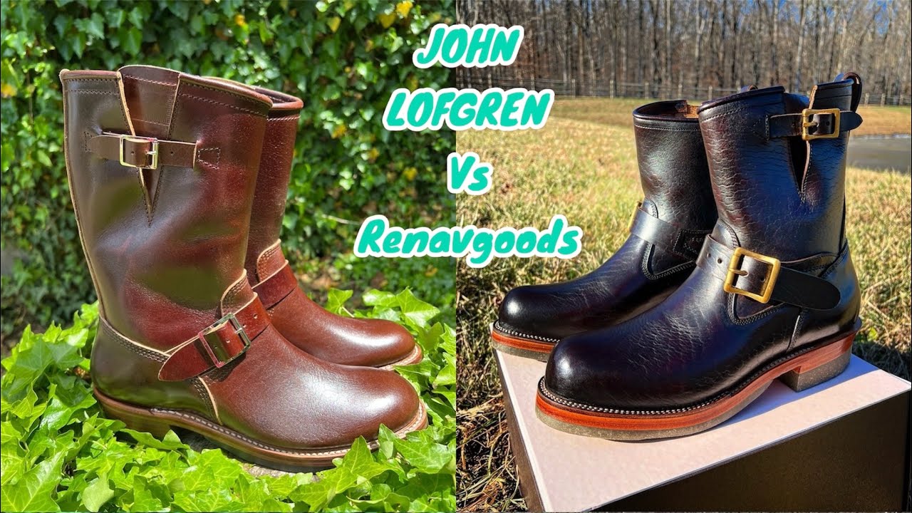 John Lofgren VS Renavgoods Engineer Boots темно-коричневого цвета с масляной отделкой SHINKI Hors...