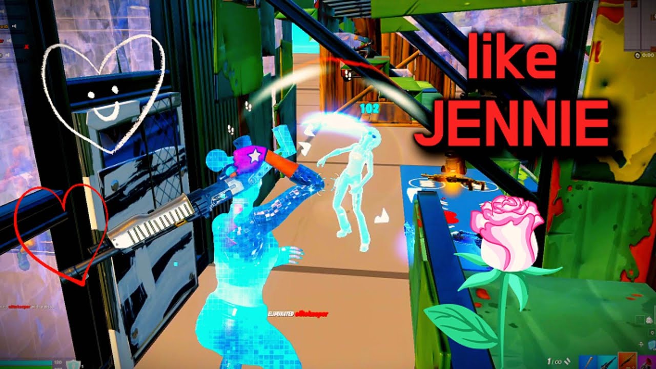 like JENNIE 💕 | Fortnite Highlights/Montage